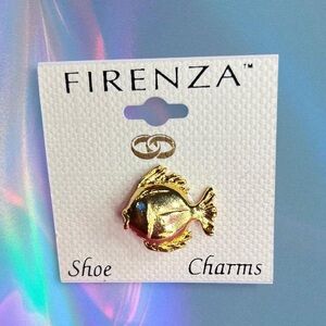 Vintage Firenza Gold Fish Shoe Charm